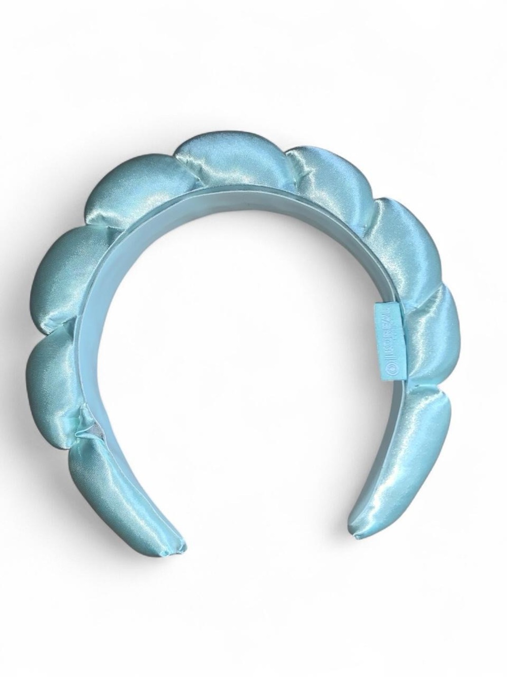 Satin Headband Light Blue